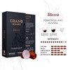Grano Milano Ricco Coffee Capsules - 50 Aluminium Coffee Pods