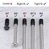 sourcing map Rubber End Caps Vinyl Round Tube Bolt Cap