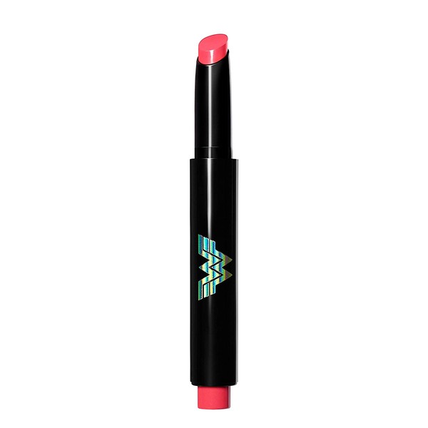 Revlon x WW84 Wonder Woman Kiss Melting Shine Lipstick, Moisturizing Non-Sticky Lipcolor with Coconut Oil and Shea Butter, in Pink, 002 Hot-Spirited, 0.64 oz