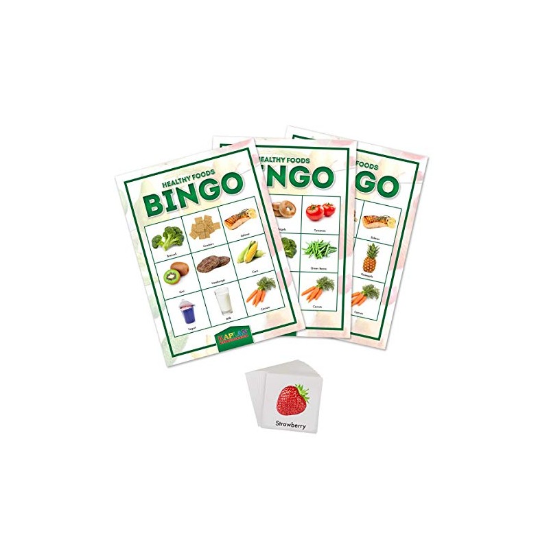 Kaplan Early Learning Healthy Foods Bingo Game