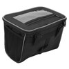 Mountain Bike Bicycle Handlebar Front Basket Bag with TPU Touchscreen
