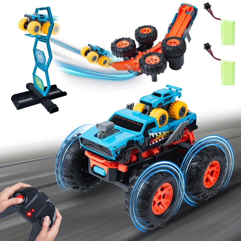 2 in 1 Transform RC Monster Truck with Mini Car
