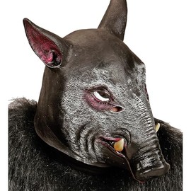 Animal Wild Pig Full Head Mask Boar Stag Do Fancy Dress Accessory Adult