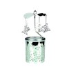 Kerzenfarm Butterfly Rotary Carousel for Tealights, Metal and Glass, 16.5cm