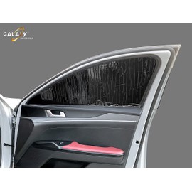 GalaxyAutoShield Custom Fit Front Side Window (2pcs) Sun Shade Compatible with 2021 2022 2023 2024 2025 Kia K5 Sedan, Insulated Window Sunshade Privacy Blockout UV Reflector Protection - Made in USA