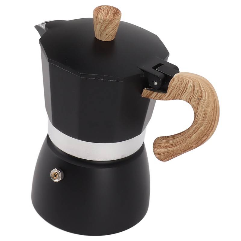 Moka Coffee Pot Octagonal Aluminum Classic Portable Hand Brewing Coffee