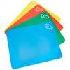Chef Aid 4 Flexible Colour Coded Chopping Mats,Assorted,35cm x 30cm