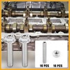 Partuto 16pcs Stainless Steel Exhaust Manifold Bolt Stud Hardware for