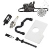 Chainsaw Replacement Parts Air Fuel Oil Filter and Spark Plugs