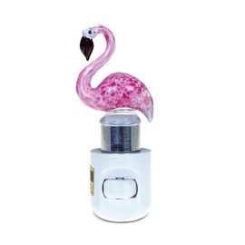 Puzzled Flamingo Handcraft Art Glass Decorative Night Light Home Décor - Animal/Zoo Animal Theme - Unique and Elegant Gift