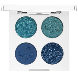 wet n wild Eyeshadow Fantasy Makers Fantasy Makers Pigment Palette, Metallic Shimmer Eye Makeup Blue Me Away,1230434