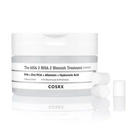 COSRX COSRX AHA 2% BHA 2% Blemish Treatment Serum, 60+ Pure Cotton Balls, Quick & Easy Daily Spot Treatment, Blackheads & Whiteheads, Sebum Control, Paraben Free, Korean Skincare