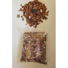 Orchid Potting Mix --- Medium Rexius Orchid Bark with Charcoal & Sponge Rock. 1 Dry Quart. Resealable Bag.