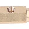 1/8in Oil Pressure Gauge Adapter Brass T Piece Sensor Sender