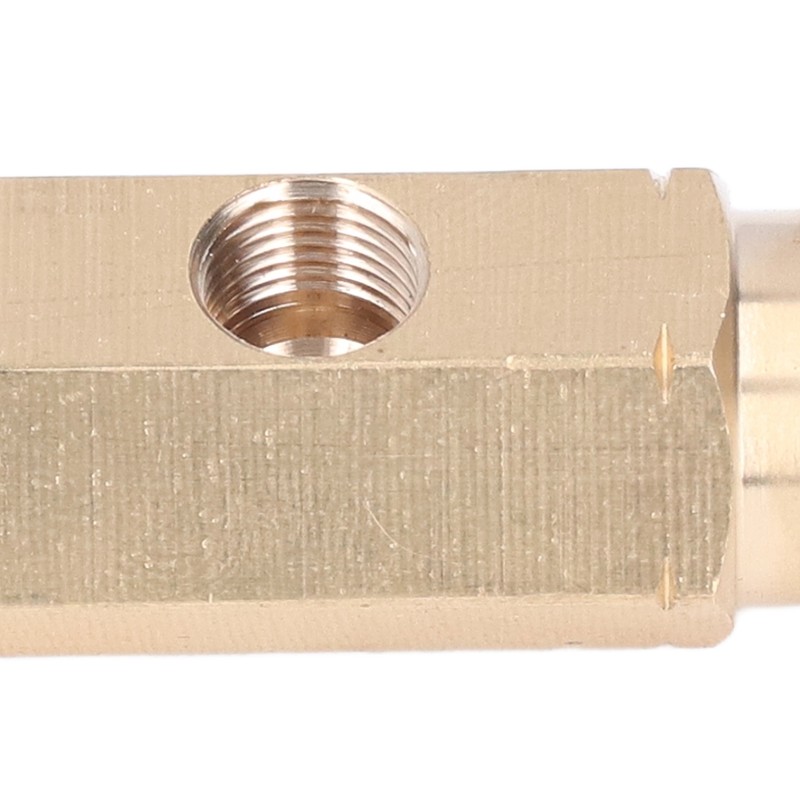 1/8in Oil Pressure Gauge Adapter Brass T Piece Sensor Sender