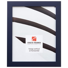 Craig Frames Confetti, 14x18 Picture Frame, Navy Blue