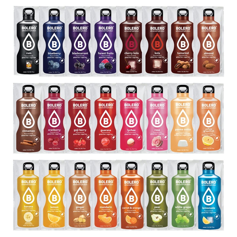 Bolero- Sugar Free Drink Mix Packets Pick Your Fruit Flavors