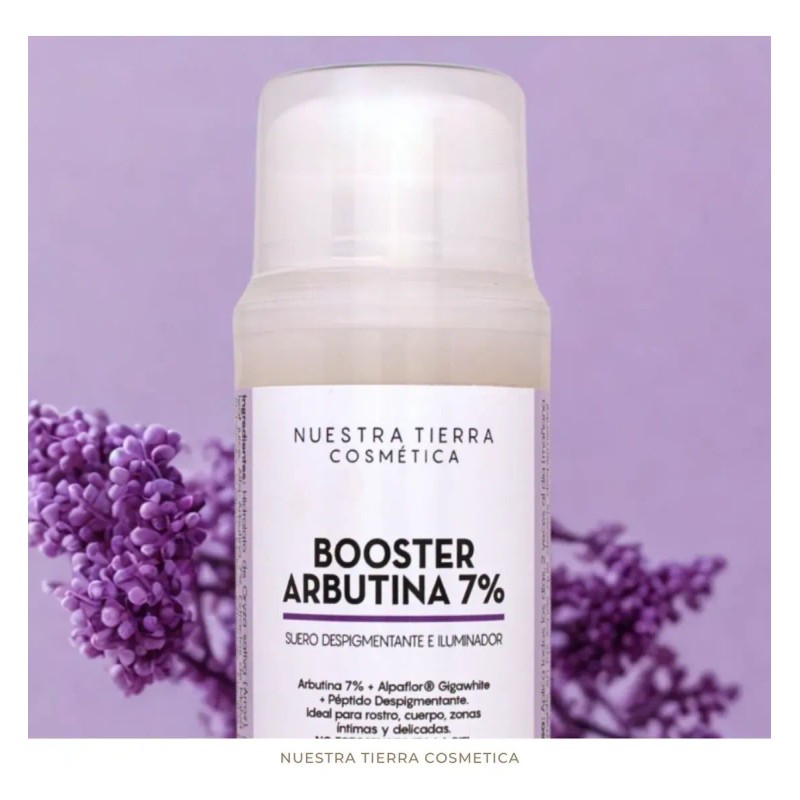 Booster Arbutina 7% Aclarante Rostro, Cuerpo, Zonas Íntimas Tipo de