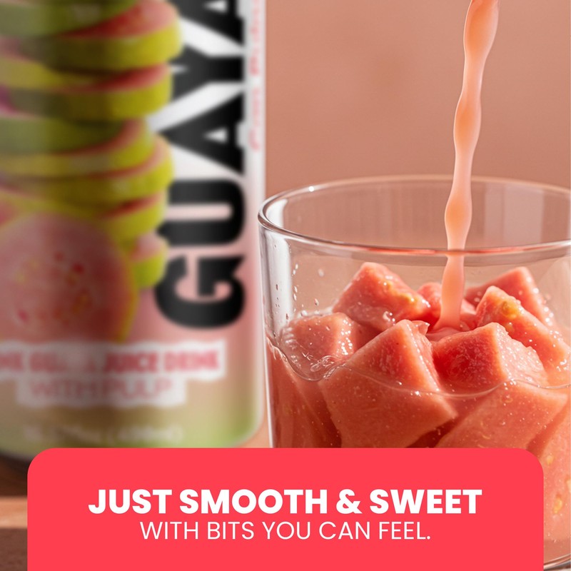 De Mi Pais Guava Juice with Pulp, Premium Quality Fruit