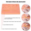 Surgicals Suture Exercise Training Kit Silicone Surgicals Skin Suture Training
