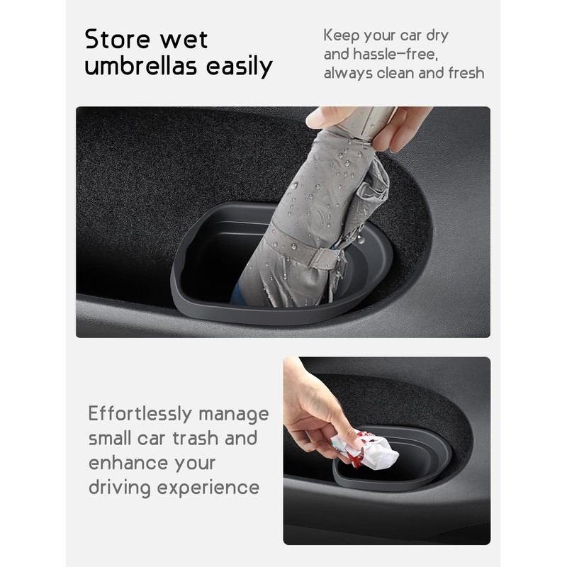 BMZX Car Trash Can Trash Bin, Accessories for Interior Mini