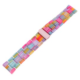 Gatuida Resin Watch Strap for Smart Watch Lightweight Sweat Resistant Replacement Band Smooth Edges for Comfort for Casual Formal Wear for Friends