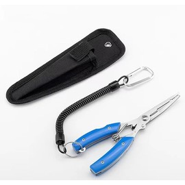fishing pliers, fishing pliers saltwater, fishing plyers, used to cut line and clip hooks to assist fishing operations