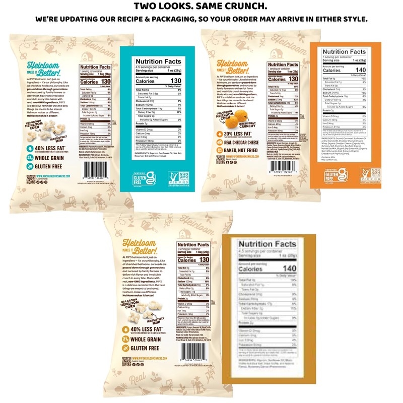 Heirloom Variety Pack by Pip's Heirloom Snacks - 1oz 24pk
