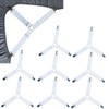 Bed Sheet Straps,8 PCS Adjustable Sheet Straps, Fitted Sheet Clips,
