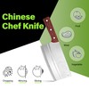 TJ POP Chinese Chef Cleaver, 7.5 Inch Stainless Steel Knife