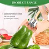 Waaqkid 3 PCS Red Bell Pepper Corer, Multifunctional Fruit and