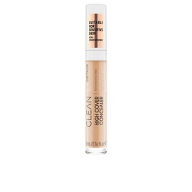 Catrice Clean ID High Cover Concealer, Concealer, No. 020 Warm Beige, Nude, for Sensitive Skin, for Sensitive Eyes, Skin, Natural, Vegan, Oil-Free, Waterproof (5 ml)