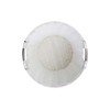 Arpan White Resin Plastic Strong Round Waste Paper Bin/Basket/Storage -Ideal