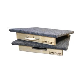 Premium 1 Hole Washer Toss Game Boards (Blue Carpet, 18x18 Mini Size Boards+Washers&Locker)