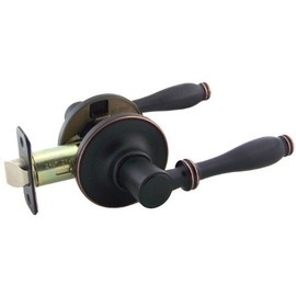 Designers Impressions Villa Design Oil Rubbed Bronze Passage Door Lever (Hall & Closet)