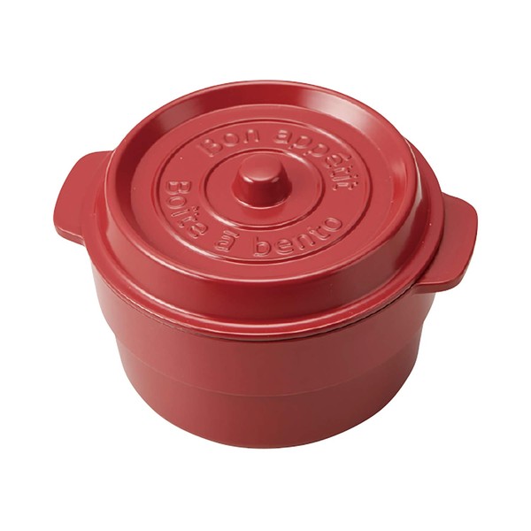 Takenaka T-86380 Bento Box, Red, 8.5 fl oz (250 ml), Coco Pot, Mini, Red, 8.5 fl oz (250 ml)