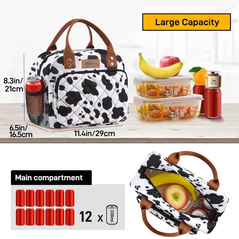 HOMESPON Buringer Lunch Bag for Woman Man Adults with Front