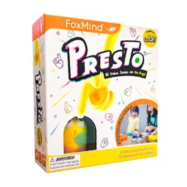 La Compañía de los Juegos  Go Pop Presto - Un Juego de Mesa Familiar de 2 a 4 Jugadores  A Partir de los 6 años  Duración de 15 Minutos  Juego en...  