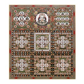 Buddhist Color Paper, Mandala, Kongou World, Dark Color Type