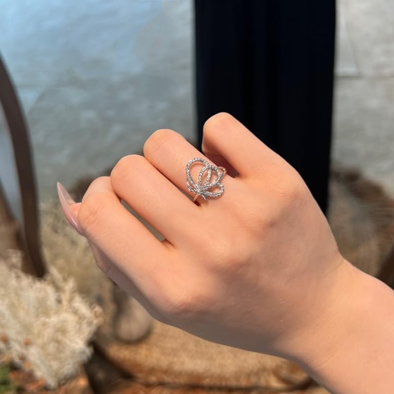 Butterfly Rings 925 Sterling Silver Butterfly Rings Butterfly Jewellery Gifts