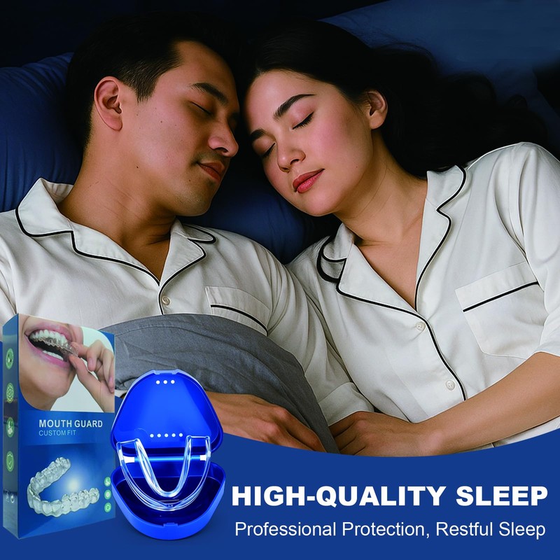 SAMOKA Mouth Guard for Grinding Teeth at Night,4 PCS Night