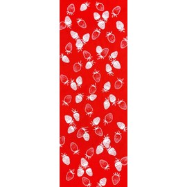 Todaya Shoten Rionzome Tenugui (Red) 847 Approx. 14.6 x 38.6 inches (37 x 98 cm)