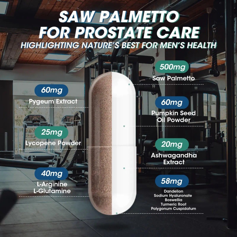 Catfit Saw Palmetto 500mg Suplemento Próstata 120 Cápsulas