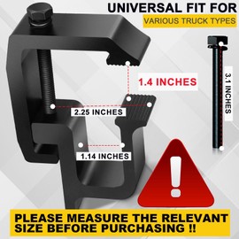 moveland Upgraded 𝟖 𝐏𝐂𝐒 Camper Shell Clamps - Heavy Duty Truck Topper Clamps - More Secure Truck Cap Clamps for Dodge Dakota Ram 1500 2500 3500, F150 F250, Titan, Tundra
