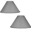 Pack of 2 - Empire Cotton Coolie Lamp Shades for