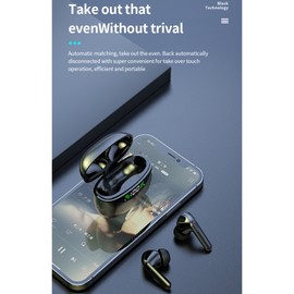 VG121 Digital Display In-Ear Sports BT Headphones Sport Earbuds