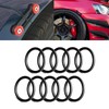Xotic Tech 10Pcs Bumper Fender Quick Release Fasteners Rubber Bands