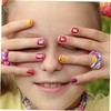 Healeved 10sheets Easter Bunny Nail Decals Cute Nail Art Stickers
