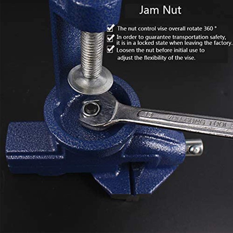 MYTEC Mini Home Vise, nylon jaws Clamp-On Vise, 2.0"