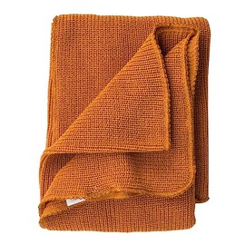 Lilano, Thick Baby Blanket, 100% Wool (kbT), 90 x 85 cm (Curry)